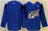 Men's Washington Capitals Blank Blue Cherry Blossom Stitched Jersey,baseball caps,new era cap wholesale,wholesale hats